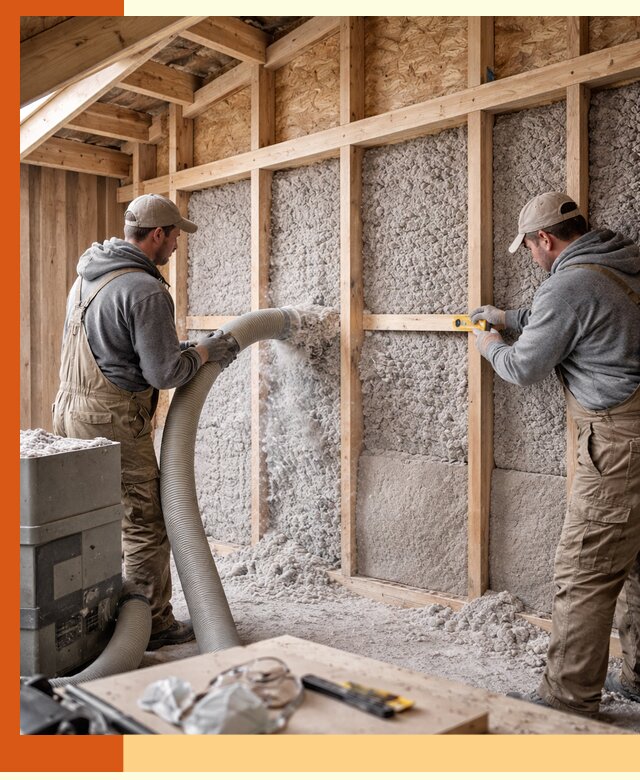 Утепление эковатой стен, потолков и перекрытий в Арзамасе