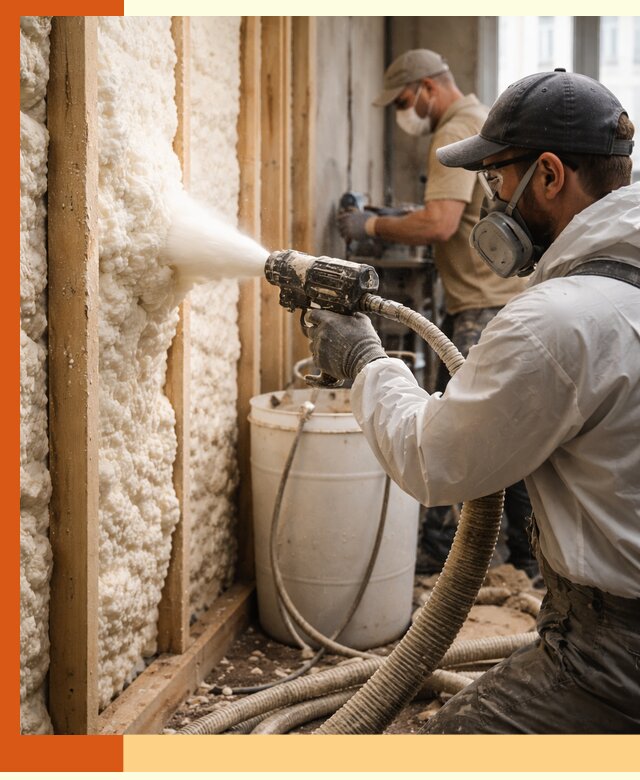 Утепление пеноизолом жилых и коммерческих объектов в Арзамасе