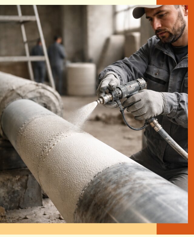 Утепление труб жидкой теплоизоляцией в Арзамасе от 8146 руб. под ключ | ТепломастерРзм