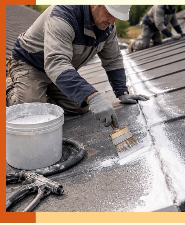 Утепление кровли жидкой теплоизоляцией в Арзамасе