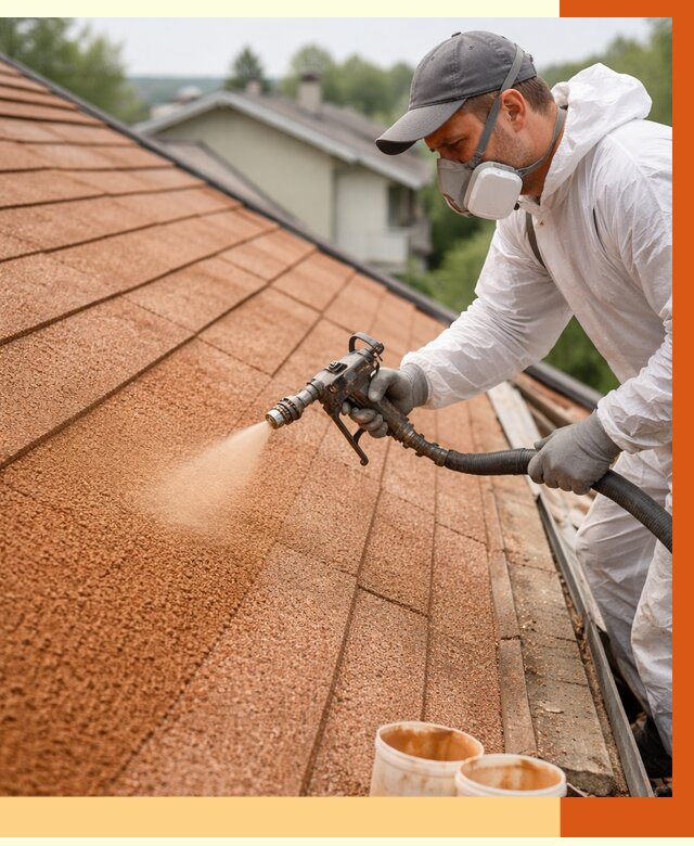 Утепление кровли жидкой пробкой в Арзамасе от 2932 руб./м² под ключ | ТепломастерРзм