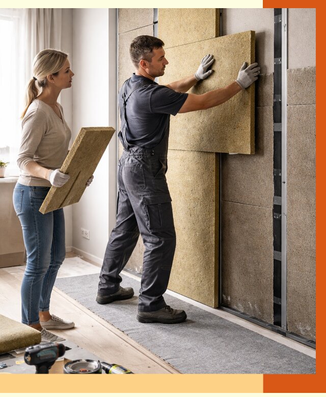 Профессиональная шумоизоляция квартиры в Арзамасе от 8146 руб. за м2 | ТепломастерРзм