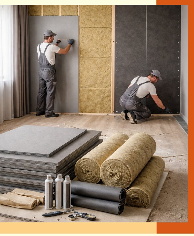 Шумоизоляция дома в Арзамасе от 4887 руб/м2 — комплексная звукоизоляция под ключ | ТепломастерРзм