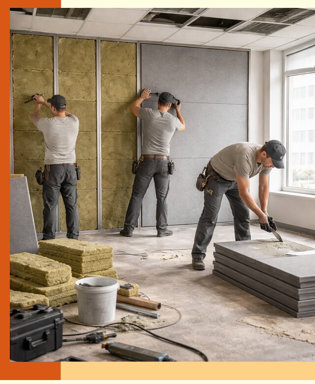 Профессиональная шумоизоляция офисов в Арзамасе для комфорта сотрудников