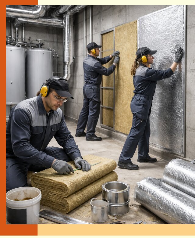 Шумоизоляция котельной в Арзамасе: профессиональный монтаж и материалы