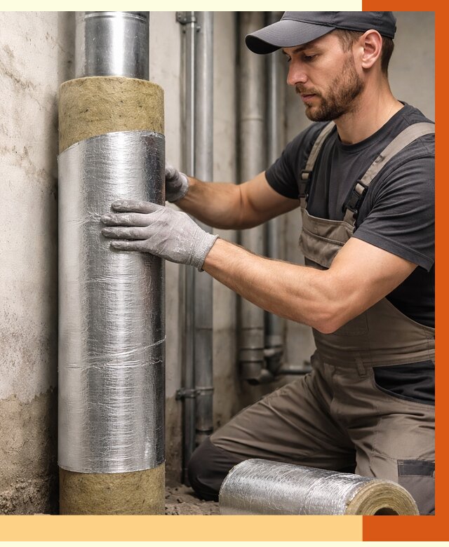 Шумоизоляция труб в Арзамасе от 1303 руб. — шумоподавление и звукоизоляция труб | ТепломастерРзм