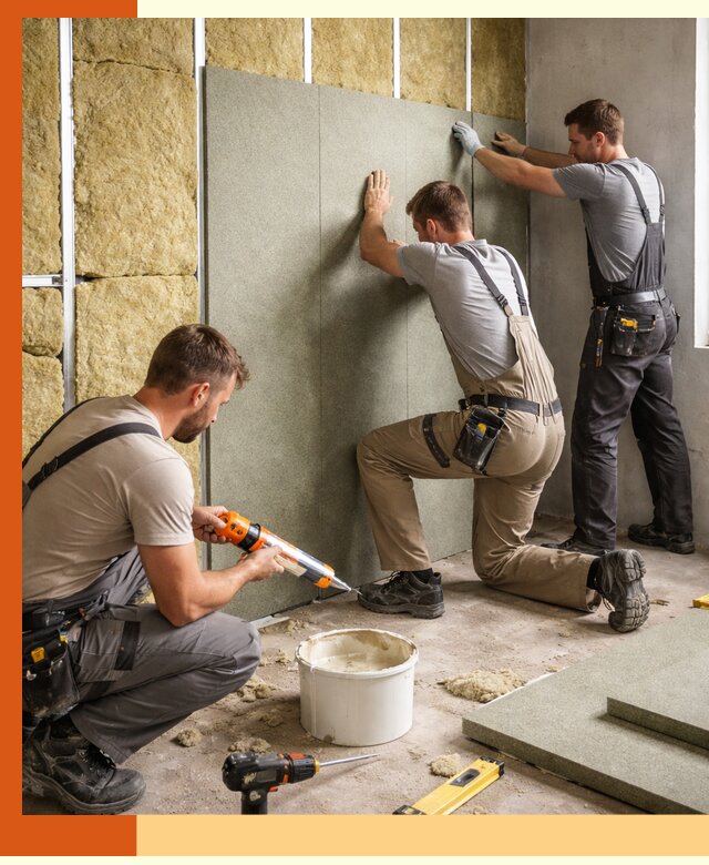 Профессиональная шумоизоляция стен в Арзамасе для квартир и домов