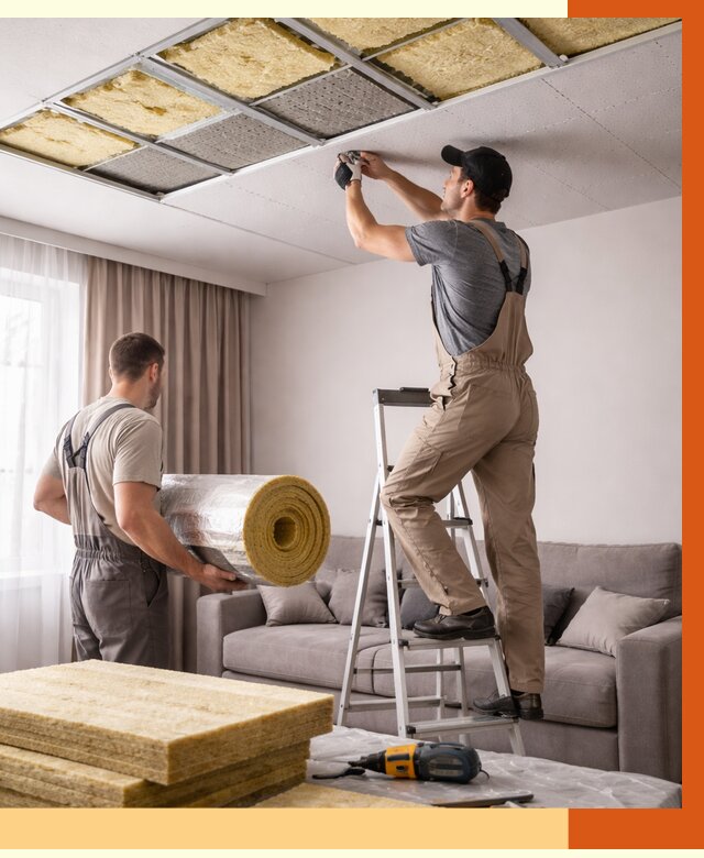 Шумоизоляция потолка в Арзамасе от 2444 руб. под ключ | Профессионально — ТепломастерРзм