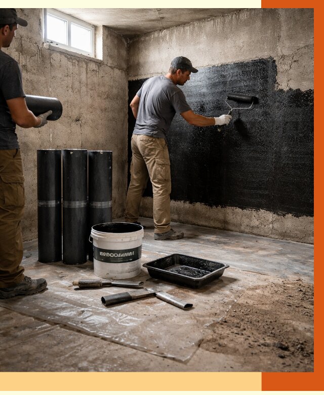 Гидроизоляция подвала в Арзамасе от 3801 руб. под ключ | Профессионально — ТепломастерРзм