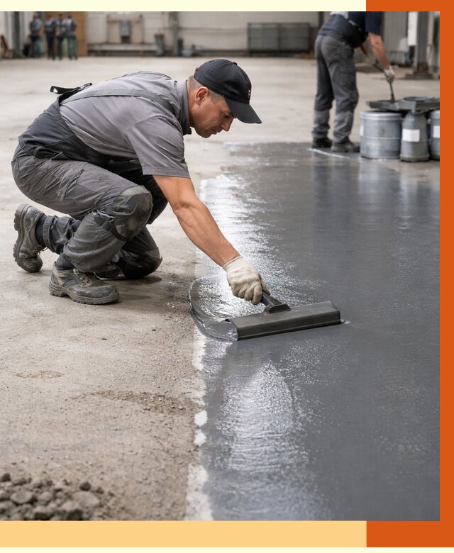 Гидроизоляция промышленного пола в Арзамасе от 1303 руб./м2 — ТепломастерРзм специалисты под ключ