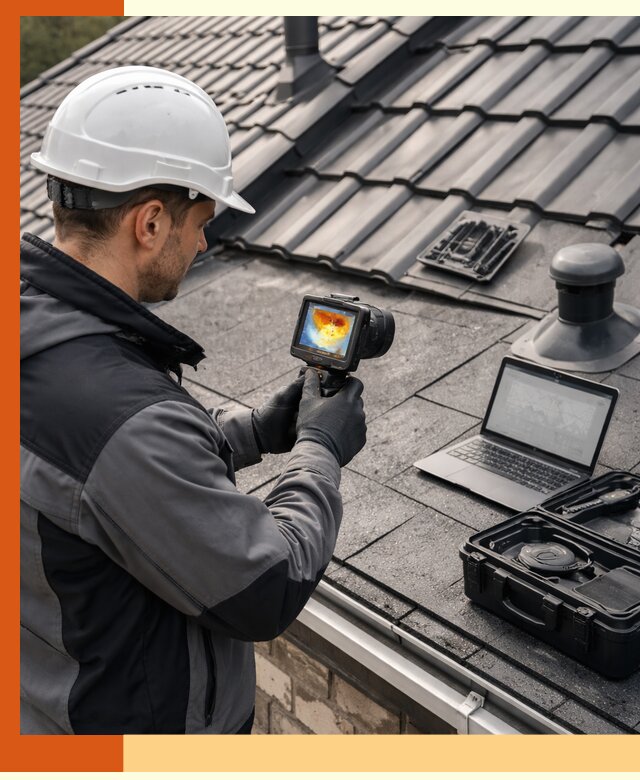 Тепловизионное обследование кровли в Арзамасе для выявления дефектов
