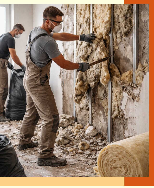 Демонтаж старого утеплителя в Арзамасе от 3801 руб. — работы под ключ | ТепломастерРзм