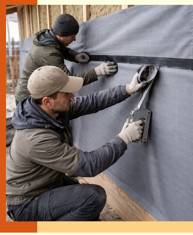 Монтаж ветроизоляции зданий и конструкций в Арзамасе